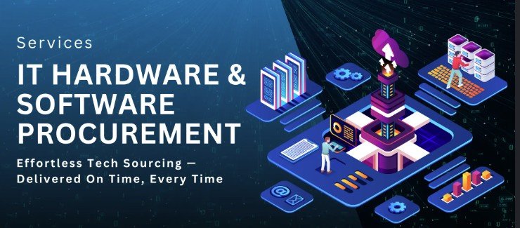 Illustration of IT hardware and software procurement